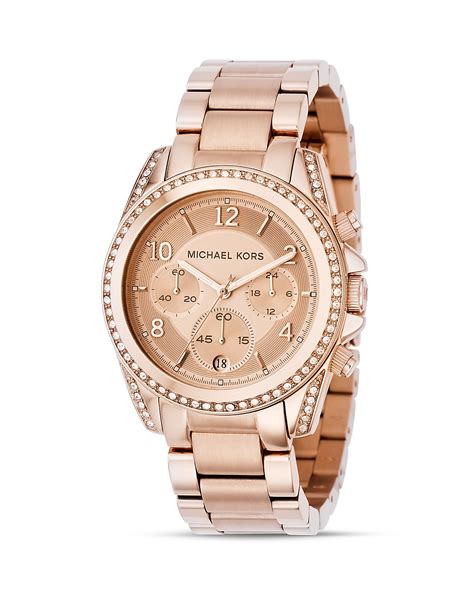 rose uhr michael kors|michael kors rose gold tone.